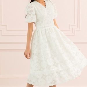 Rachel Parcell V Neck Lace Dress